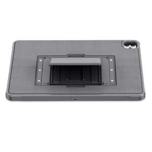 For iPad 10.2 2021 / 2019 Suspension Stand Tablet Case(Black)