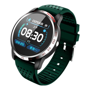 W3 1.3 inch Screen TPU Watch Band Smart Health Watch, Support Dynamic Heart Rate, HRV Health Index, ECG Monitoring, Blood Pressure(Dark Green)