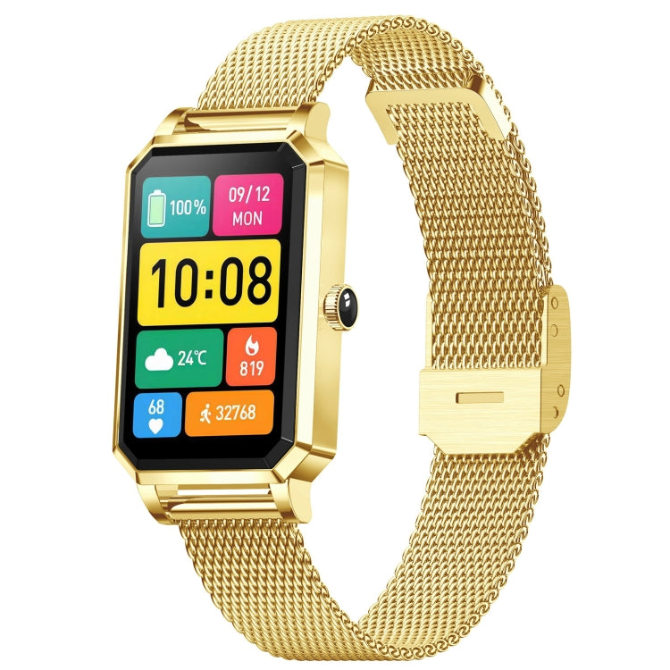 NX2 1.13 inch Color Screen Women Smart Watch, Support Physiological Reminder / Heart Rate Monitoring(Gold)