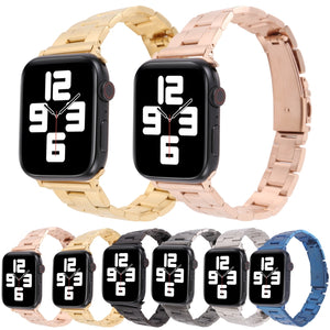 Small Waist Quick Release Watch Band For Apple Watch Ultra 49mm / Series 8&7 45mm / SE 2&6&SE&5&4 44mm / 3&2&1 42mm(Rose Gold)