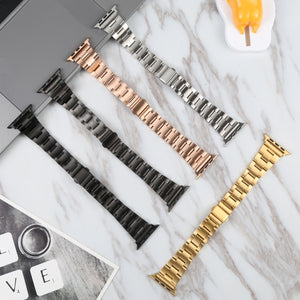 Small Waist Quick Release Watch Band For Apple Watch Ultra 49mm / Series 8&7 45mm / SE 2&6&SE&5&4 44mm / 3&2&1 42mm(Rose Gold)