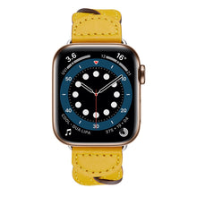 Weave Watch Band For Apple Watch Series 8&7 41mm / SE 2&6&SE&5&4 40mm / 3&2&1 38mm(Yellow)