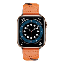 Weave Watch Band For Apple Watch Series 8&7 41mm / SE 2&6&SE&5&4 40mm / 3&2&1 38mm(Orange)