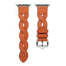 Weave Watch Band For Apple Watch Series 8&7 41mm / SE 2&6&SE&5&4 40mm / 3&2&1 38mm(Orange)