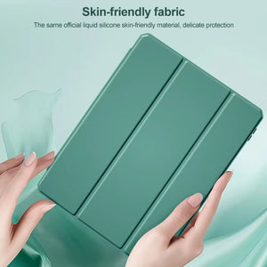 For iPad 10.2 2021 / 2020 / 2019 Mutural Pinyue Series Smart Leather Tablet Case(Mint Green)