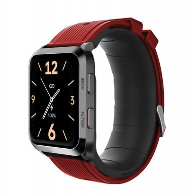 S6T 1.7 Inch Air Pump Smart Watch Supports Heart Rate Detection, Blood Pressure Detection, Blood Oxygen Detection(Red)