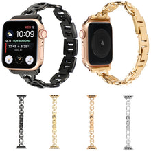 Steel Watch Band For Apple Watch Series 8&7 41mm / SE 2&6&SE&5&4 40mm / 3&2&1 38mm(Gold)