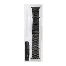 5-bead Stainless Steel Watch Band For Apple Watch Series 8&7 41mm / SE 2&6&SE&5&4 40mm / 3&2&1 38mm(Black)