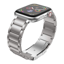 Titanium Alloy Watch Band For Apple Watch Series 8&7 41mm / SE 2&6&SE&5&4 40mm / 3&2&1 38mm(Silver)