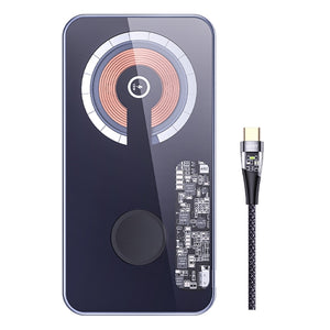 TOTU CACW-065 Ming Series 2 in 1 Magnetic Wireless Charger(Grey)