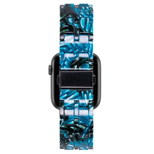 Five-bead Resin Watch Band For Apple Watch Ultra 49mm / Series 8&7 45mm / SE 2&6&SE&5&4 44mm / 3&2&1 42mm(Night Blue)