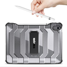 For iPad 10th Gen 10.9 2022 Explorer Series PC Shockproof Case with Pen Slot(Transparent)