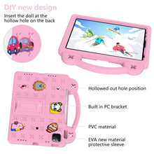 For iPad 10th Gen 10.9 2022 Handle Kickstand Children EVA Shockproof Tablet Case(Pink)