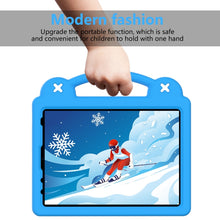 For iPad 10th Gen 10.9 2022 Handle Kickstand Children EVA Shockproof Tablet Case(Sky Blue)