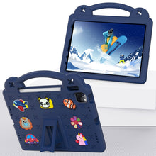 For iPad 10th Gen 10.9 2022 Handle Kickstand Children EVA Shockproof Tablet Case(Navy Blue)