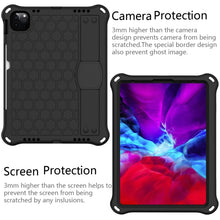 For iPad 10th Gen 10.9 2022 Honeycomb Design EVA + PC Anti Falling Tablet Protective Case(Black)