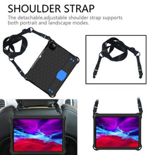 For iPad 10th Gen 10.9 2022 Honeycomb Design EVA + PC Anti Falling Tablet Protective Case(Black Blue)
