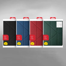 For iPad 10th Gen 10.9 2022 Mutural Multi-fold Smart Leather Tablet Case(Green)