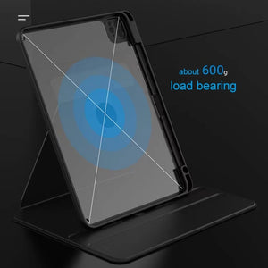 For iPad 10th Gen 10.9 2022 Mutural Jianshang Series Tablet Leather Smart Case(Black)