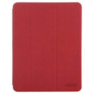 For iPad 10th Gen 10.9 2022 Mutural YASHI Series Tablet Leather Smart Case(Red)