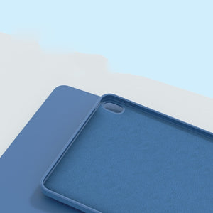 For iPad 10th Gen 10.9 2022 Mutural Silicone Microfiber Tablet Case(Light Blu)