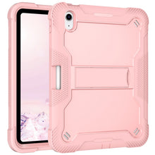 For iPad 10th Gen 10.9 2022 Silicone + PC Shockproof Tablet Case(Rose Gold)