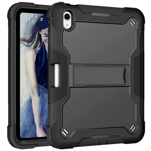 For iPad 10th Gen 10.9 2022 Silicone + PC Shockproof Tablet Case(Black)