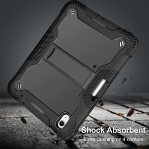 For iPad 10th Gen 10.9 2022 Silicone + PC Shockproof Tablet Case(Black)