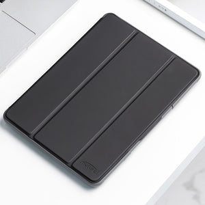 For iPad 10th Gen 10.9 2022 Mutural PC + TPU Shockproof Leather Tablet Case(Black)