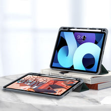 For iPad 10th Gen 10.9 2022 Mutural PC + TPU Shockproof Leather Tablet Case(Black)