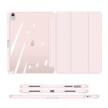 For iPad 10th Gen 10.9 2022 DUX DUCIS TOBY Series Antiskid Leather Smart Tablet Case(Pink)