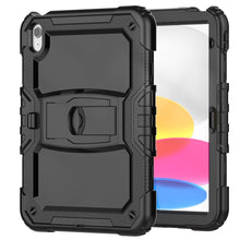 For iPad 10th Gen 10.9 2022 Shockproof Silicone + PC Protective Tablet Case(Black)