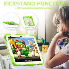 For iPad 10th Gen 10.9 2022 Shockproof Silicone + PC Protective Tablet Case(Yellow Green)