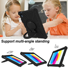 For iPad 10th Gen 10.9 2022 Spider King Silicone Protective Tablet Case(Black)