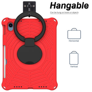 For iPad 10th Gen 10.9 2022 Spider King Silicone Protective Tablet Case(Red)