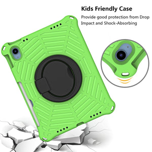 For iPad 10th Gen 10.9 2022 Spider King Silicone Protective Tablet Case(Green)