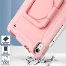 For iPad 10th Gen 10.9 2022 Silicone + PC Bracelet Holder Tablet Case(Rose Gold)