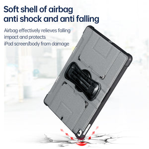 Handheld 360-degree Rotating Holder Tablet Case For iPad Air / Air 2 / Pro 9.7 / 9.7 2018 / 2017(Grey)