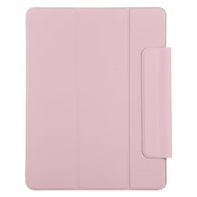 For iPad Pro 11 2022 / 2021 / iPad Pro 11 inch 2020 / Pro 11 2018 / Air 2020 10.9 Horizontal Flip Ultra-thin Double-sided Clip Active Buckle Magnetic PU Leather Tablet Case With Three-folding Holder & Sleep / Wake-up Function(Pink)