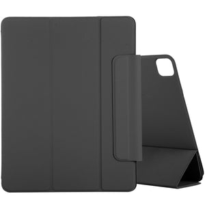 For iPad Pro 11 2022 / 2021 / iPad Pro 11 inch 2020 / Pro 11 2018 / Air 2020 10.9 Horizontal Flip Ultra-thin Double-sided Clip Active Buckle Magnetic PU Leather Tablet Case With Three-folding Holder & Sleep / Wake-up Function(Black)