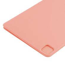 For iPad Pro 12.9 inch(2020) Horizontal Flip Ultra-thin Double-sided Clip Non-buckle Magnetic PU Leather Tablet Case With Three-folding Holder & Sleep / Wake-up Function(Orange)