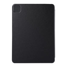 For iPad Pro 12.9 inch(2020) Horizontal Flip Ultra-thin Double-sided Clip Non-buckle Magnetic PU Leather Tablet Case With Three-folding Holder & Sleep / Wake-up Function(Black)