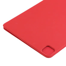 For iPad Pro 12.9 inch(2020) Horizontal Flip Ultra-thin Double-sided Clip Non-buckle Magnetic PU Leather Tablet Case With Three-folding Holder & Sleep / Wake-up Function(Red)