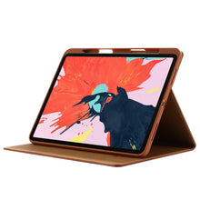 For iPad Pro 11 inch (2020) GEBEI PU+TPU Horizontal Flip Protective Tablet Case with Holder & Card Slots(Blue)