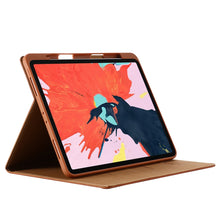 For iPad Pro 11 inch (2020) GEBEI PU+TPU Horizontal Flip Protective Tablet Case with Holder & Card Slots(Blue)
