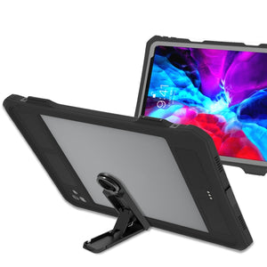 For iPad Pro 11 inch (2020) RedPepper Shockproof Waterproof PC + TPU Protective Tablet Case with Lanyard & Pen Tray & Holder(Black)