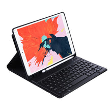 C-11B For iPad Pro 11 inch (2020) Detachable ABS Candy Color Bluetooth Keyboard Tablet Case with Stand & Pen Slot(Black)