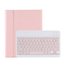 C-11B For iPad Pro 11 inch (2020) Detachable ABS Candy Color Bluetooth Keyboard Tablet Case with Stand & Pen Slot(Pink)