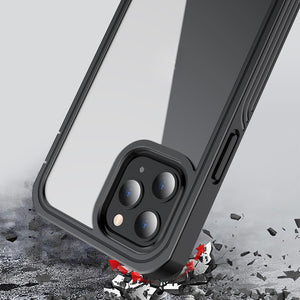 For iPhone 12 Pro Max RedPepper Shockproof Scratchproof Dust-proof PC + TPU Protective Case(Transparent)