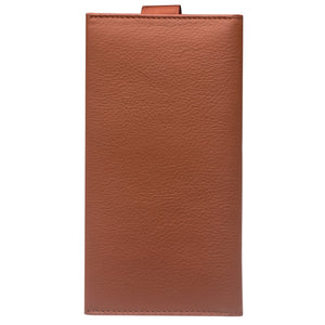 For iPhone X / XS QIALINO Nappa Texture Top-grain Leather Horizontal Flip Wallet Case with Card Slots(Brown)